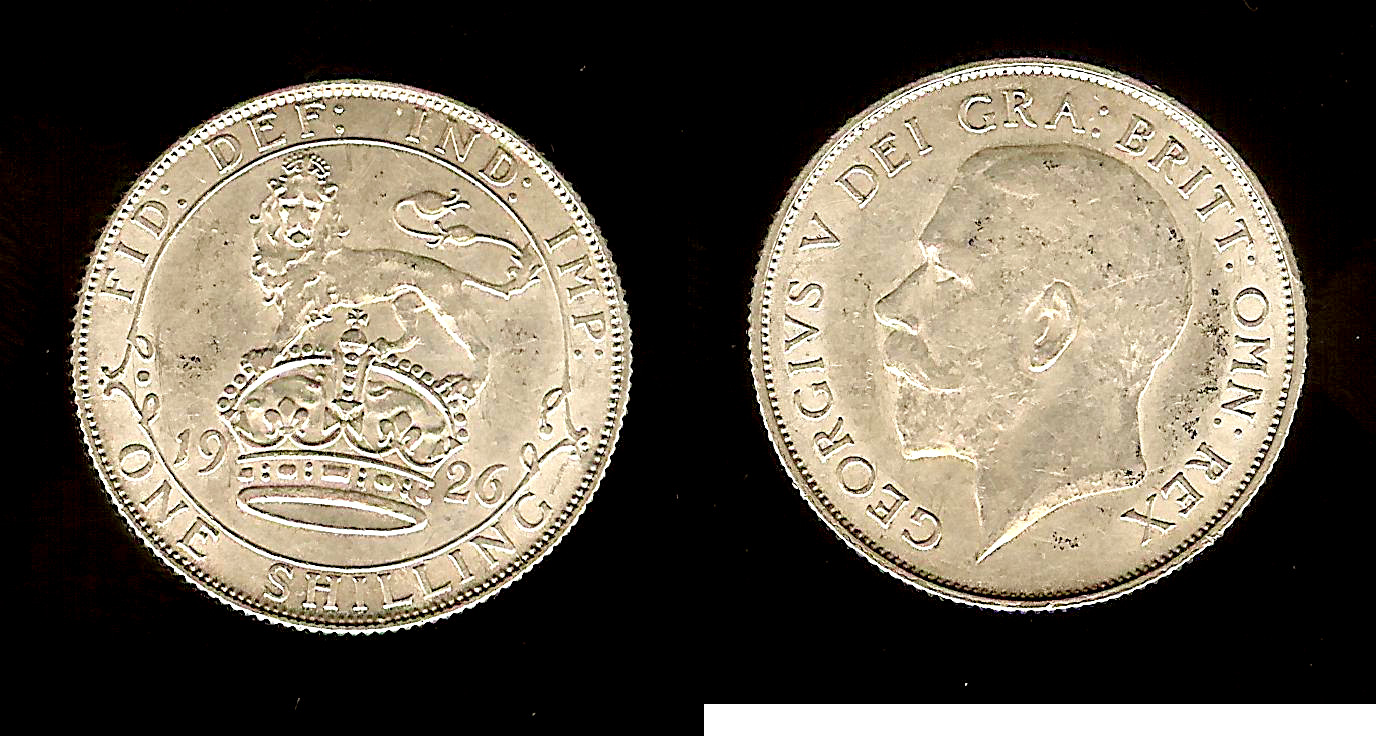 ROYAUME-UNI 1 Shilling 1926 SUP